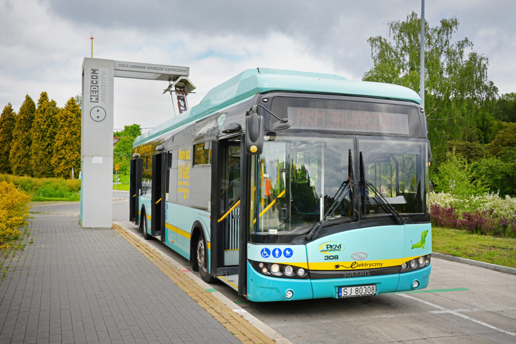 Jaworzno_EN (15) The first electric bus to be introduced to the fleet in Poland - the Urbino 12 electric in the fleet of PKM Jaworzno